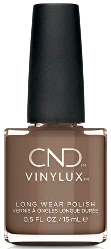 CND Vinylux Longwear Gray Nail Polish, Gel-like Shine &amp; Chip Resistant Color, Rubble, 0.5 fl. oz