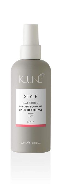 Keune Style Instant Blowout Spray, Heat Protectant &amp; Blow-Dry Speed Enhancer for All Hair Types, 6.8 Fl Oz
