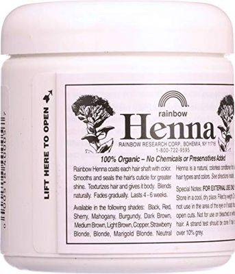 Rainbow Research Henna Hair Color and Conditioner Persian, Copper Red, 4 Fluid Ounce