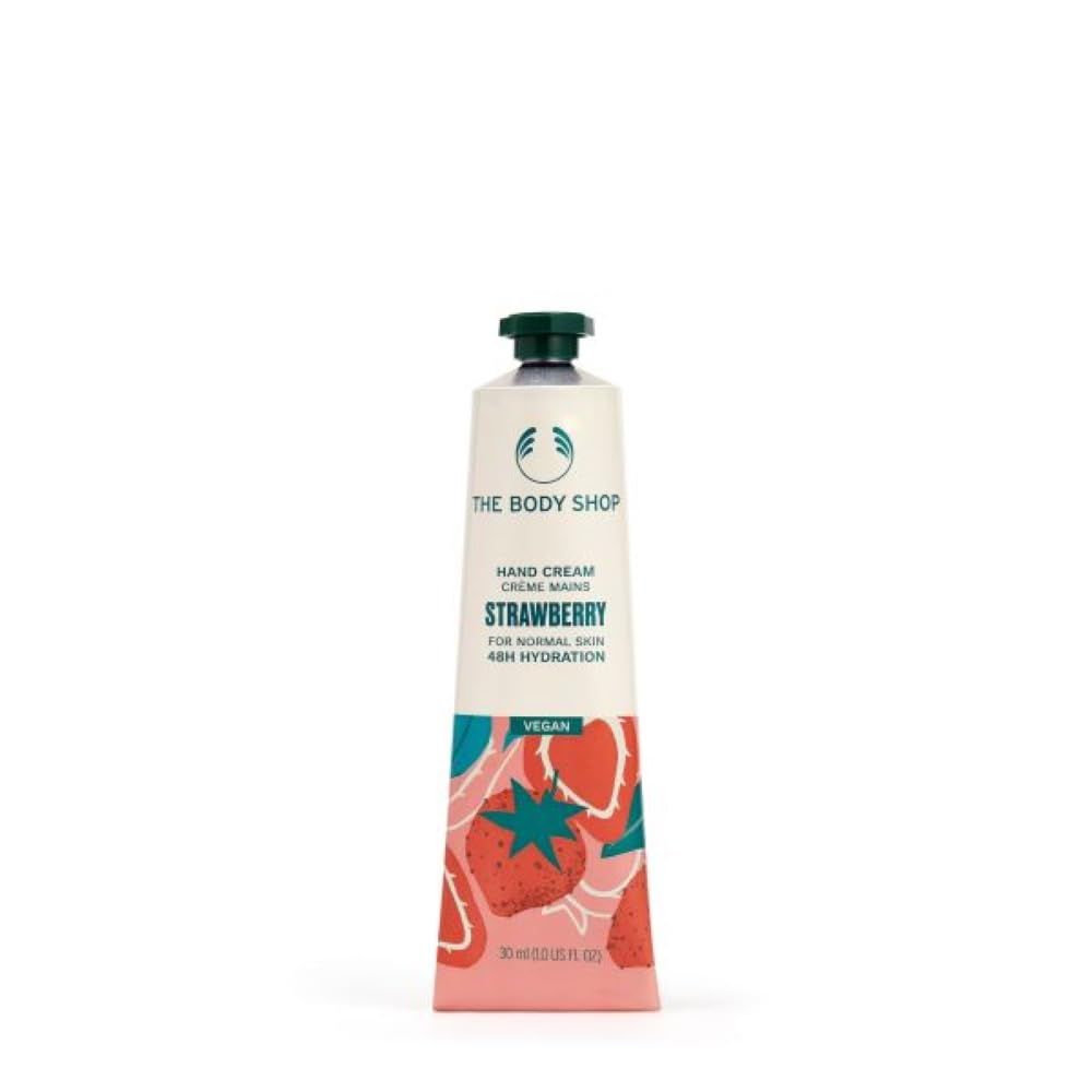 The Body Shop Strawberry Hand Cream For Normal Skin - Vegan - 1Fl Oz