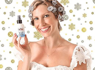 Spoolies Beach Waves &amp; Curls, Leave-in Curl Enhancer - for wet or dry hair treatment, with essential oils. Safe for color-treated hair, Condensed, Made in USA