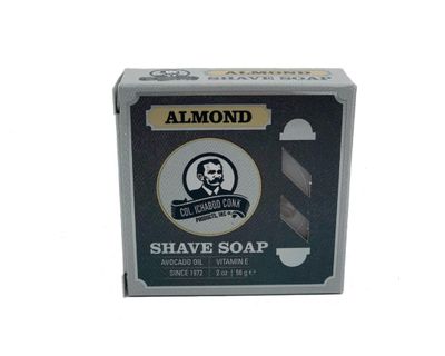 Col. Conk World's Famous Shaving Soap, Almond 3 - Pack Each Net Weight 2.25 Oz by Colonel Conk