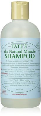 Tate's Natural Miracle Shampoo 18 fl oz &amp; Conditioner 18 fl oz