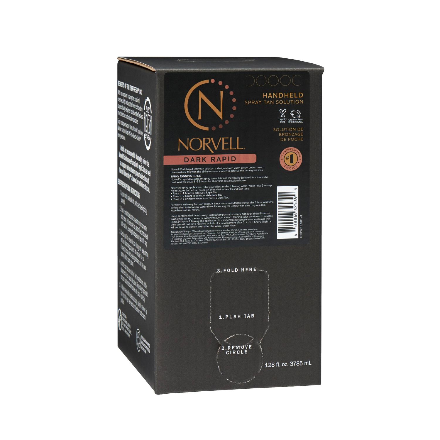 Norvell Premium Sunless Tanning Solution - One Hour Rapid, Gallon/128 fl.oz.