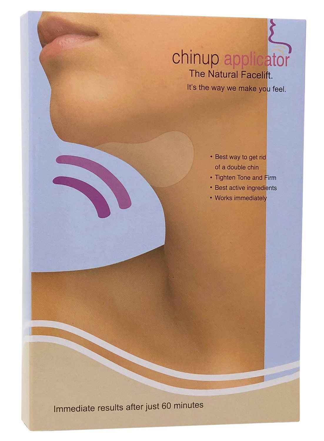 Ultimate Chin up Applicator, Face Wrap. It Works for Double Chin Reduction, Chin &amp; Neck Slim, Shape and Firming. Box 5 Wraps (Masks)