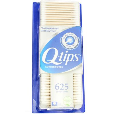 Q Tips Cotton Swab Size 625ct, Pack of 3