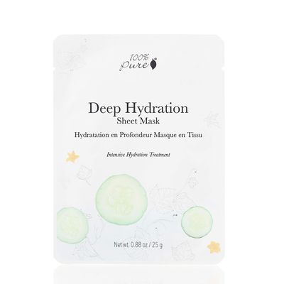 100% PURE PC, Collagen Face Mask with Vitamin C, Hyaluronic Acid, Anti-Wrinkle Skin