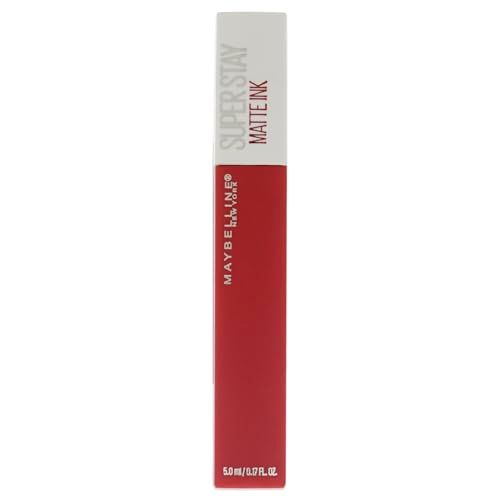 Maybelline Super Stay Matte Ink Liquid Lipstick Makeup, Long Lasting High Impact Color, Up to 16H Wear, Pioneer, Blue Red, 1 Count