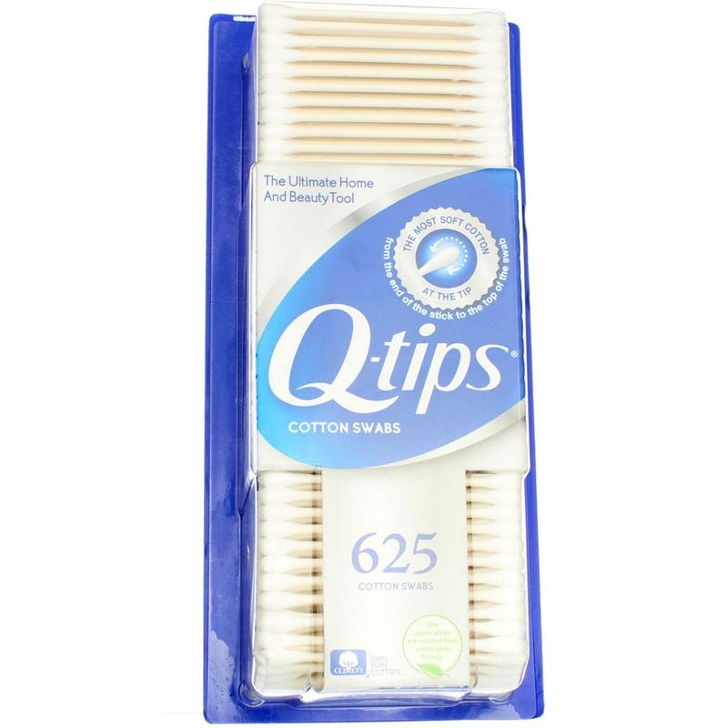Q Tips Cotton Swab Size 625ct, Pack of 3