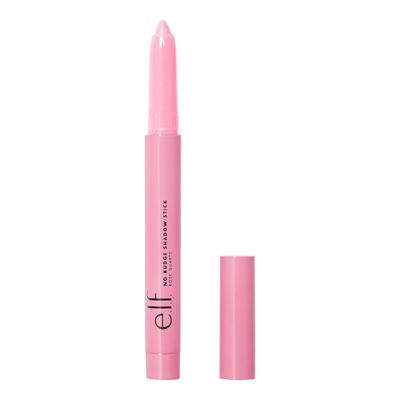 e.l.f. No Budge Shadow Stick, Long-Lasting Cream Eyeshadow Stick For High-Pigment, Metallic Color, Vegan &amp; Cruelty-Free, Rose Quartz