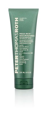 Peter Thomas Roth | Mega-Rich Nourishing Shampoo | Biotin B-7 Complex Shampoo for Clean, Shiny, Healthier-Looking Hair, 8 Fl Oz (Pack of 1)