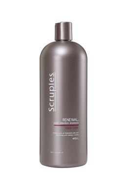 Scruples Color Renewal Gentle Shampoo - Maintain Hair Health Without Stripping Color - Established, Trusted Formulas for Ultimate Hair Shine (33.8 oz)