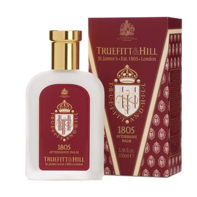 Truefitt &amp; Hill Luxury Aftershave Balm - 1805 - Premium Soothing Moisturizer with Aloe Vera Extract - Ideal for Sensitive Skin, Razor Burn Relief, and a Silky Smooth Finish - 3.38 oz.