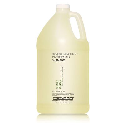 GIOVANNI Tea Tree Invigorating Shampoo - Special Clarifying Shampoo w/Organic Natural Oils for Women &amp; Men, Cleansing &amp; Moisturizing for Thin Hair, Rosemary, Eucalyptus &amp; Peppermint Oil - 128 Fl Oz