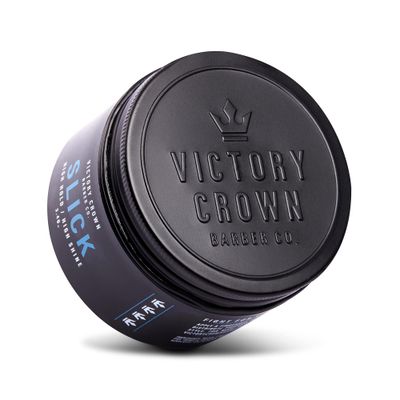 Victory Crown Pomade for Men - High Hold & Shine Hair Styling Gel for Side Part, Pompadour & Slick Back Looks - Water-based Non-Greasy Hair Paste - 3.4oz