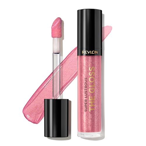 Revlon Lip Gloss, Super Lustrous The Gloss, Non-Sticky, High Shine Finish, 301 Rose Quartz