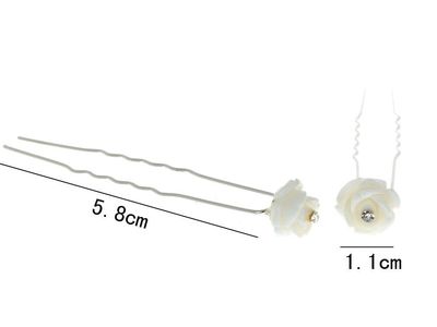 Yantu Womens Flower Hair Pins Hair Pins for Wedding Bridal Hair Pin Hair Accessories for Women Girls 20 Pcs