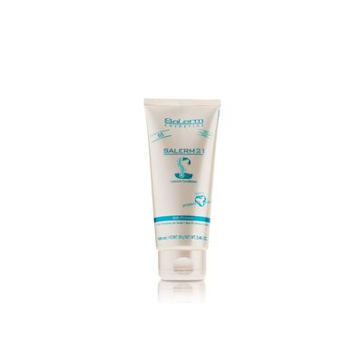 Salerm - Instant Hair Conditioner 21 Silk Protein - 100 ml - Leave-In or Rinse-Out Conditioner - with Silk Proteins - Heat Protector and Hydrating