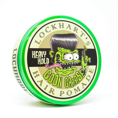 Lockhart&#39;s Original Goon Grease - Handcrafted Pomade for Men - Firm Hold, High Shine - Locks in Moisture &amp; Easy to Recomb - Lanolin and Avocado Oil for Conditioning - Lemon Scent (3.4 oz)