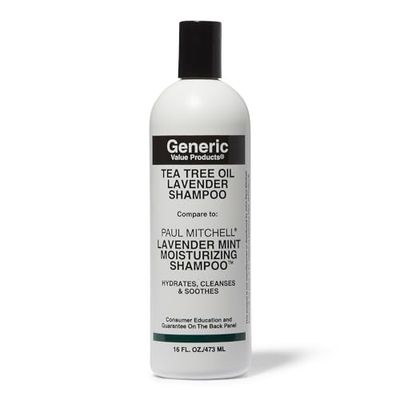 Generic Value Products Shampoo Enriched with Tea Tree Oil, 16 Fl Oz, , Invigorating Lavender Fragrance, Soothes Scalp, Rich Lather