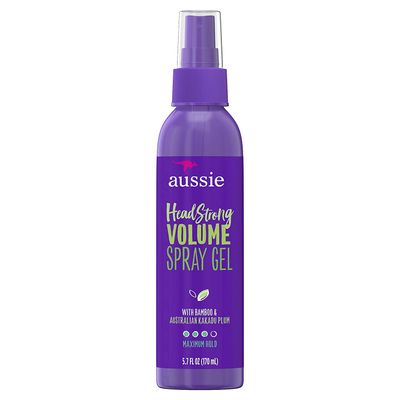 Aussie Spray Gel, with Bamboo &amp; Kakadu Plum, Headstrong Volume, 5.7 fl oz, Triple Pack