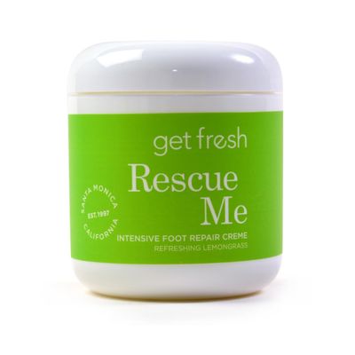 Get Fresh Rescue Me - Intensive Foot Cream for Dry Skin, Cracked Heels, and Calluses, with Shea Butter, Aloe, and Lemongrass, 170g