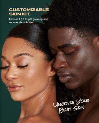 Buttah Skin by Dorion Renaud Complete Melanin-Rich Skin Care Kit | Shea Butter, Vitamin C Serum, Facial Cleanser | Organic &amp; Natural | Black-Owned