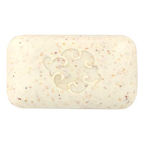 Loofah Soap Bar 6 Pack - Minty Fresh Natural Fragrance, Shea Butter Bar Soap with 2% Seaweeds Powder-Invigorating &amp; Luxurious Shower Experience, Triple-Milled for Durability Moisturizing Bar Soap