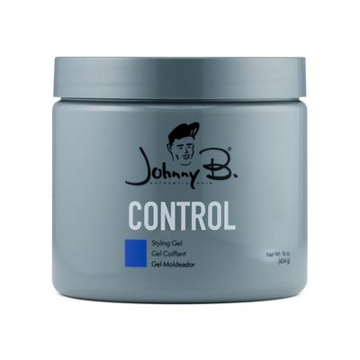 JOHNNY B. Control Alcohol-Free Hair Styling Gel, Strong Hold, All Hair Types 16 oz.
