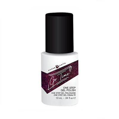 Young Nails Go Time Gel Polish, One Step Gel Nail Polish for Natural or Artificial Nails, Cure with LED or UV Light, Soak Off Gel Polish 0.34 fl oz.