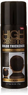 Salon Grafix High Beams Color Thickener Temporary Spray - Black for Unisex - 2.7 oz Hair Color