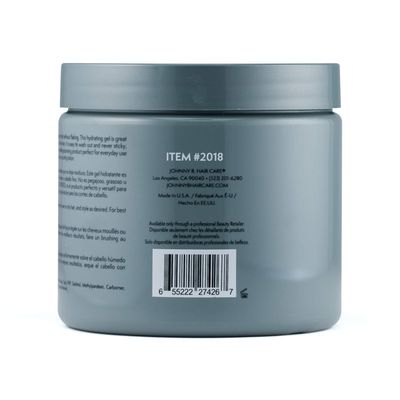 JOHNNY B. Control Alcohol-Free Hair Styling Gel, Strong Hold, All Hair Types 16 oz.