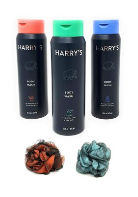 Harry&#39;s Body Wash Collection Shiso, Stone and Fig Scent 3-Bottles 16 Oz ea.