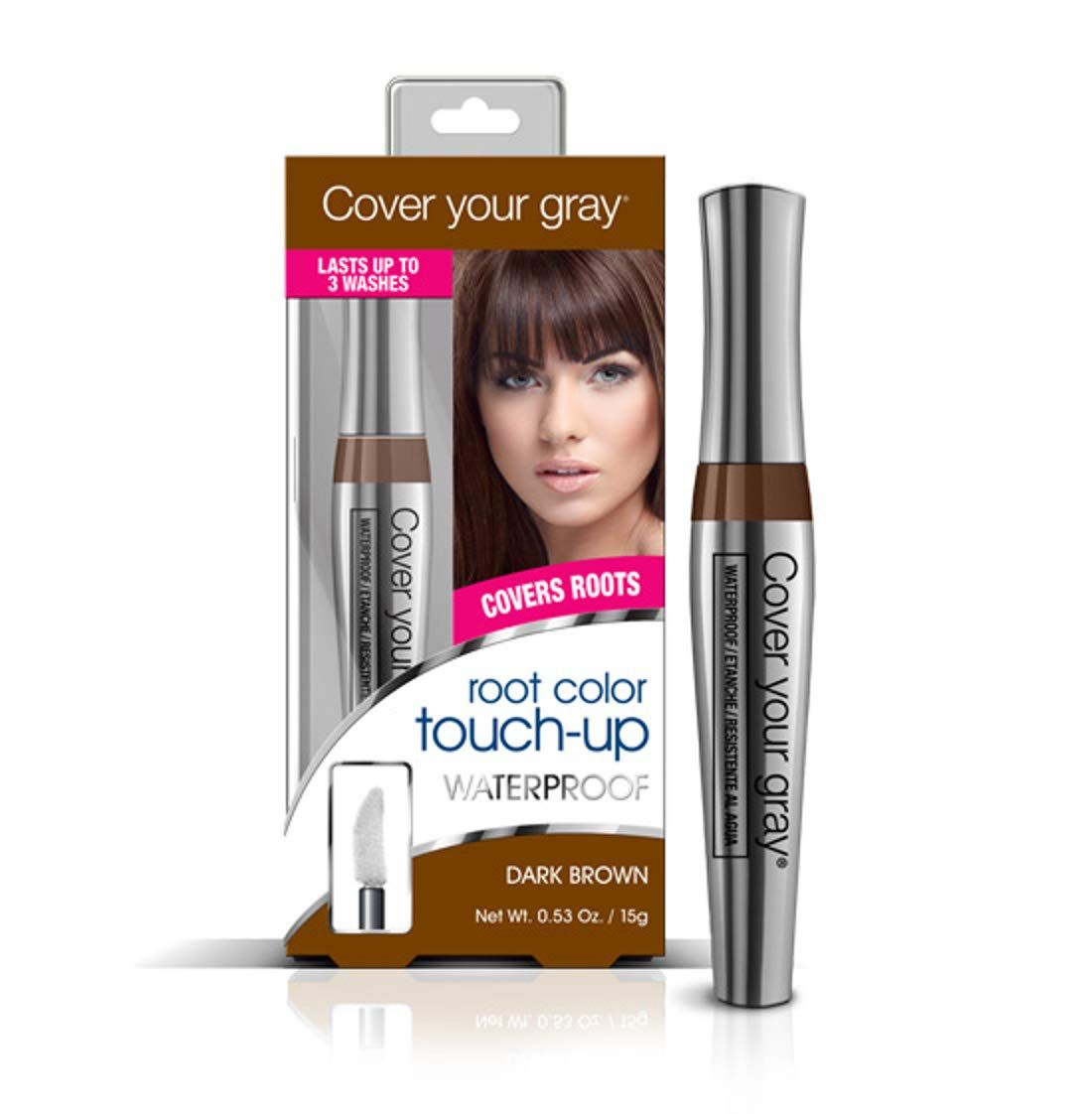Cover Your Gray Waterproof Root Touch-Up Dark Brown 0.53 Ounce