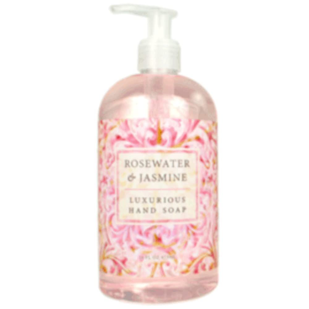 Greenwich Bay Trading Company Luxurious Hand Soap, Rosewater &amp; Jasmine. 16 Fl Oz (R2Y015)