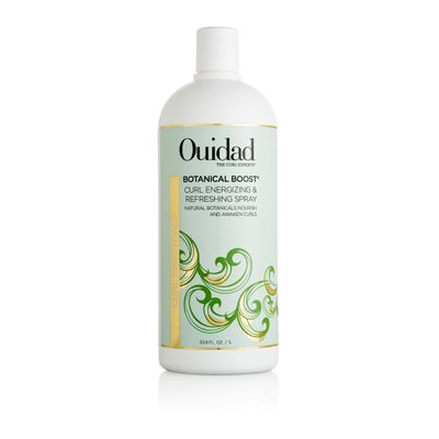 Ouidad Botanical Boost Curl Energizing &amp; Refreshing Hair Spray, 33.8 fl oz, Curl Spray for Lasting Definition, No-Residue Hair Spray for Curly Hair, Adds Weightless Moisture, All Curl Types