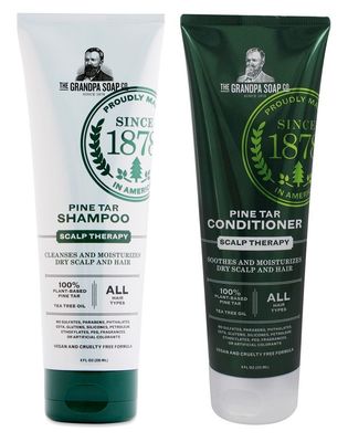 Grandpa&#39;s Pine Tar Shampoo 8oz and Conditioner 8oz Bundle