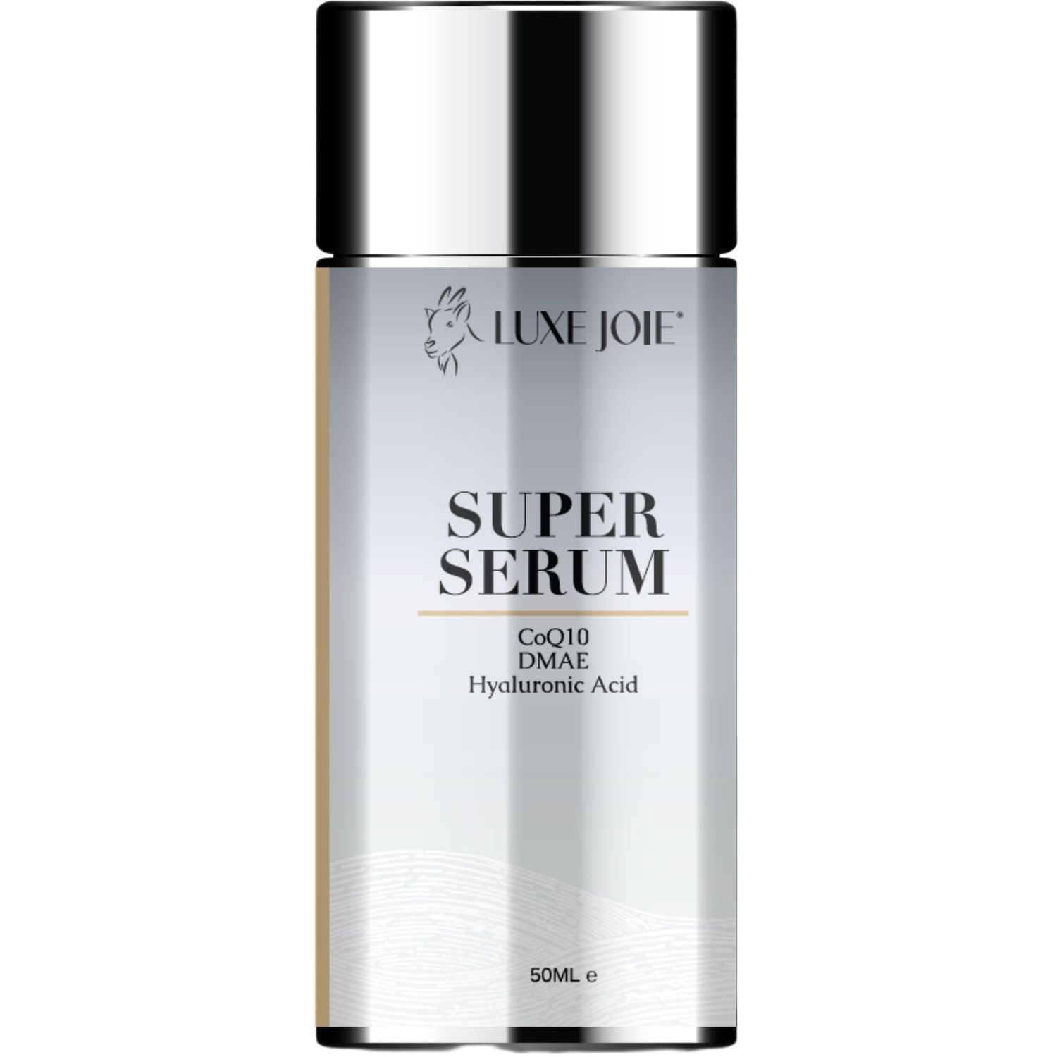 DMAE Facial Serum 1.7 oz Super Serum Lifts Tightens Plumps Firms - Unscented Fragrance Free - Suitable for Sensitive Skin with CoQ10 &amp; Hyaluronic Acid - New Look