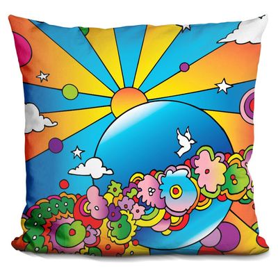 LiLiPi Cosmic Planet Decorative Accent Throw Pillow