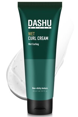 DASHU Daily Curl Cream 5.07oz - Volumizing Hair Essence with Anti-Frizz Treatment for Natural Styling