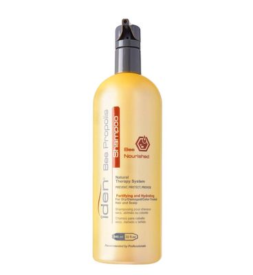 Iden Bee Propolis Bee Nourished Shampoo, For Damaged &amp; Color-treated Hair, Quinoa Protein &amp; Sweet Almond Oil, 32 fl.oz