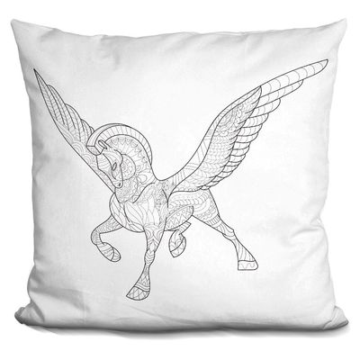 LiLiPi Pegasus Decorative Accent Throw Pillow