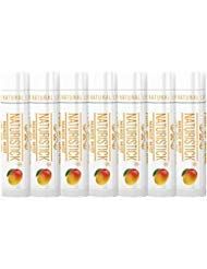 7-Pack Mango Lip Balm Gift Set by Naturistick. 100% Natural Ingredients. Best Beeswax Chapstick for Dry, Chapped Lips. Made in USA