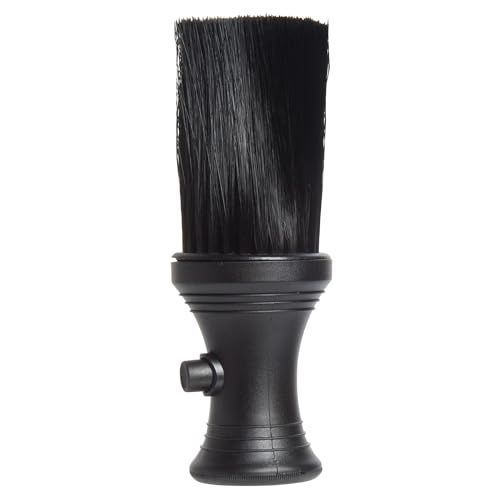 Diane Neck Duster with Powder Dispenser Barber and Salon Brush to Remove Loose Hair from Neckline and Ears, Soft Nylon Bristles, Stand Up Base, 6.25, Medium