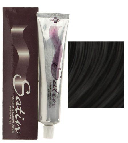 Satin Hair Color - ultra vivid fashion colors - 1N - Black