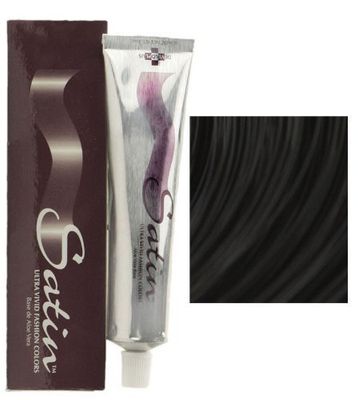 Satin Hair Color - ultra vivid fashion colors - 1N - Black
