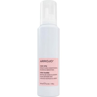 ARROJO Cream Whip - 5.5 Fl Oz - Conditioning Leave-In Hair Styling Cream for Wavy or Dry Hair, Sulfate &amp; Sodium-Chloride Free, Antioxidant, Moisturizing