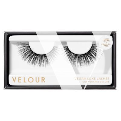 Velour Vegan Luxe Eyelashes - Luxurious Natural False Lashes - Lightweight, Reusable, Handmade Fake Lash Extensions - Wear up to 25 Times - 100% Vegan Mink, Soft and Comfortable, All Eye Shapes