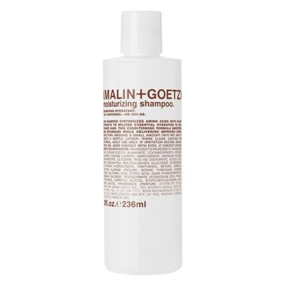 Malin + Goetz Moisturizing Hair Shampoo, 8 Fl. Oz. - Hydrating Shampoo for Women &amp; Men, All Hair Types, Hair Treatment for Dry Damaged Hair, Vegan &amp; Cruelty-Free