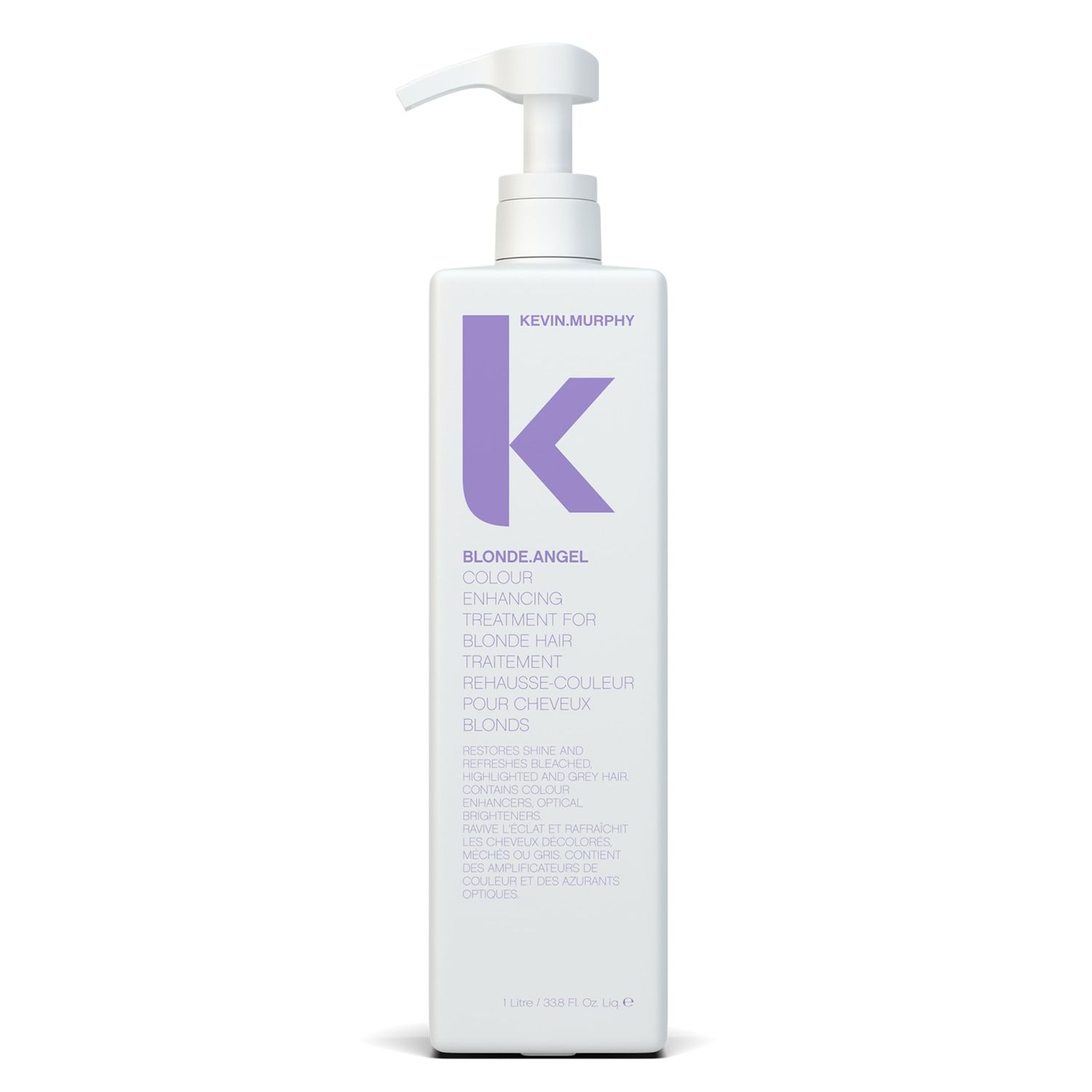 KEVIN.MURPHY BLONDE.ANGEL - Blonde Colour Conditioner - For Bleached, Highlighted &amp; Grey Hair - Moisturising Blonde Conditioner - Colour Safe Conditioner - 1000 mL / 33.8 fl oz